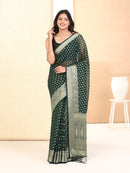 GEORGETTE BANARASI SAREE 205