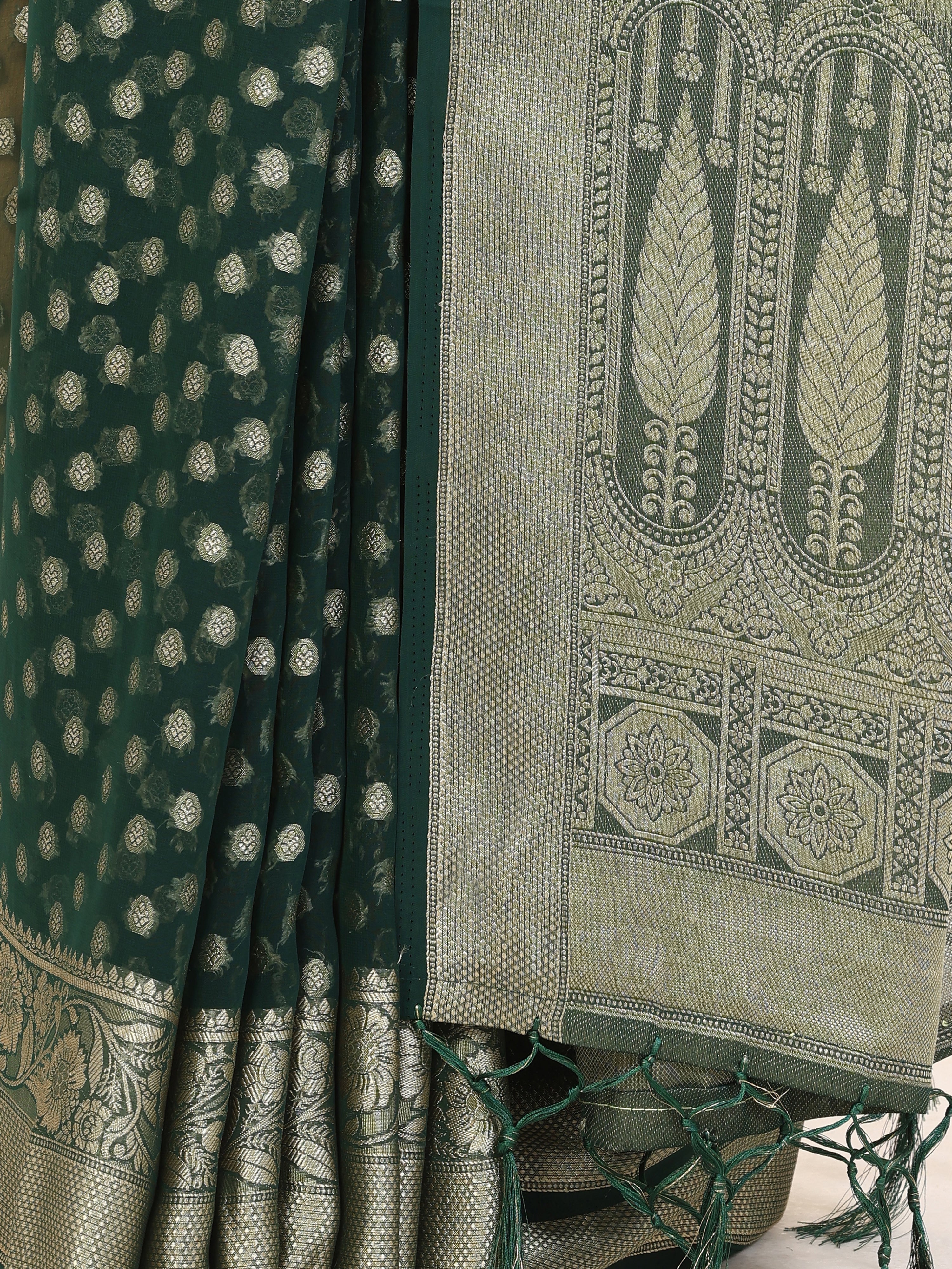 GEORGETTE BANARASI SAREE 205