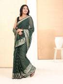 GEORGETTE BANARASI SAREE 205