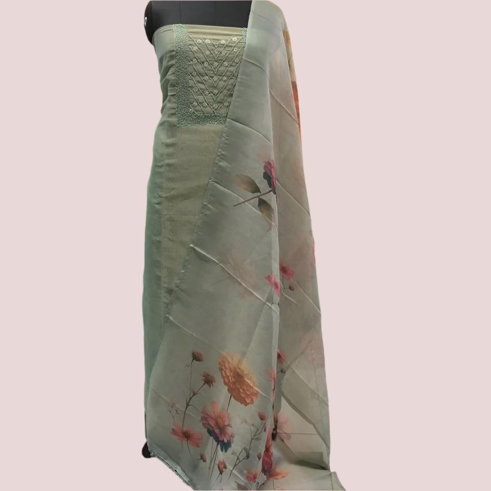 TISSUE SILK SALWAR SUIT FT 2034