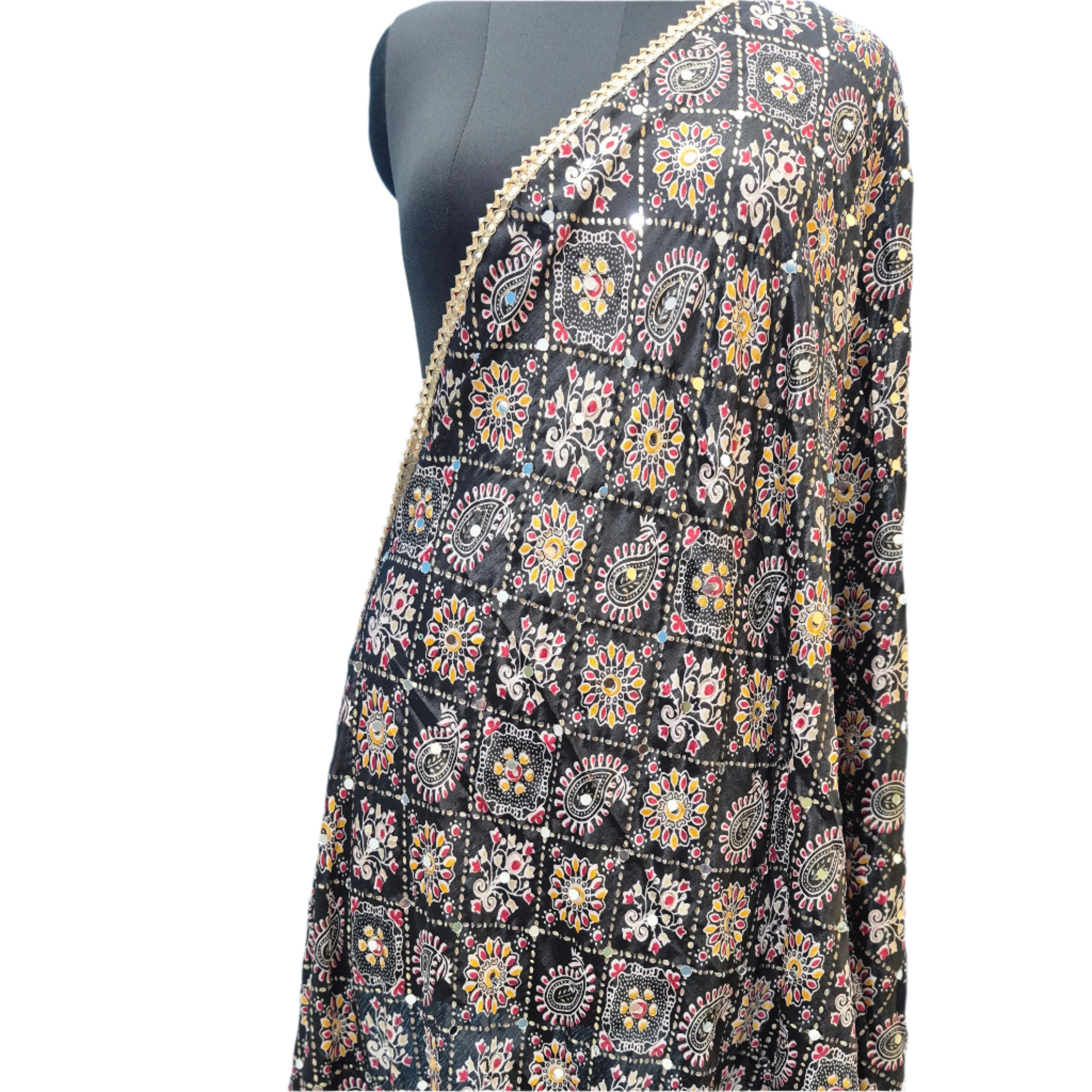 PAKISTANI MIRROR DUPPATTA  FT 2106