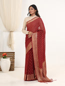 GEORGETTE BANARASI SAREE 205