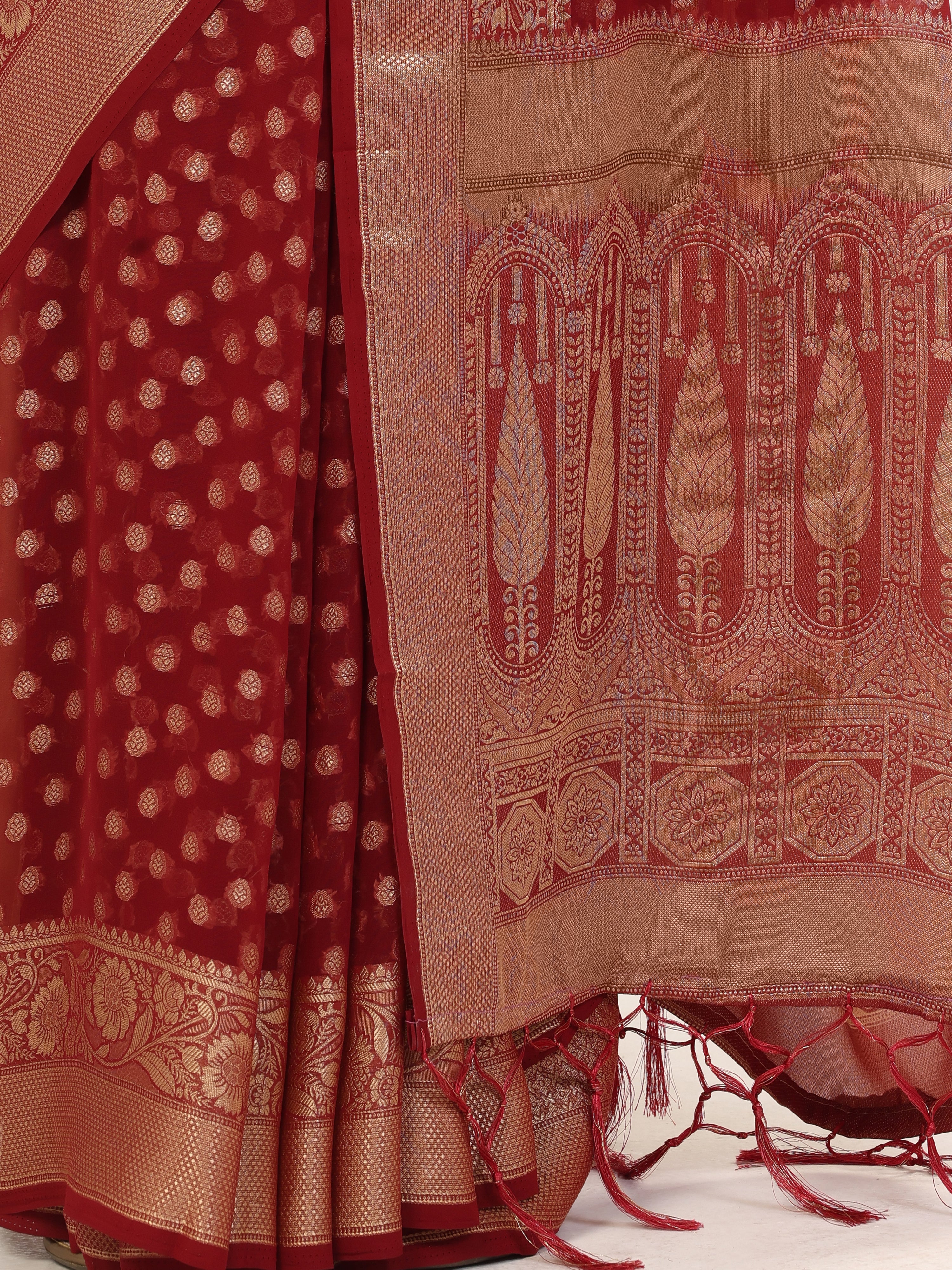 GEORGETTE BANARASI SAREE 205