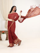 GEORGETTE BANARASI SAREE 205