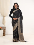 GEORGETTE BANARASI SAREE 205