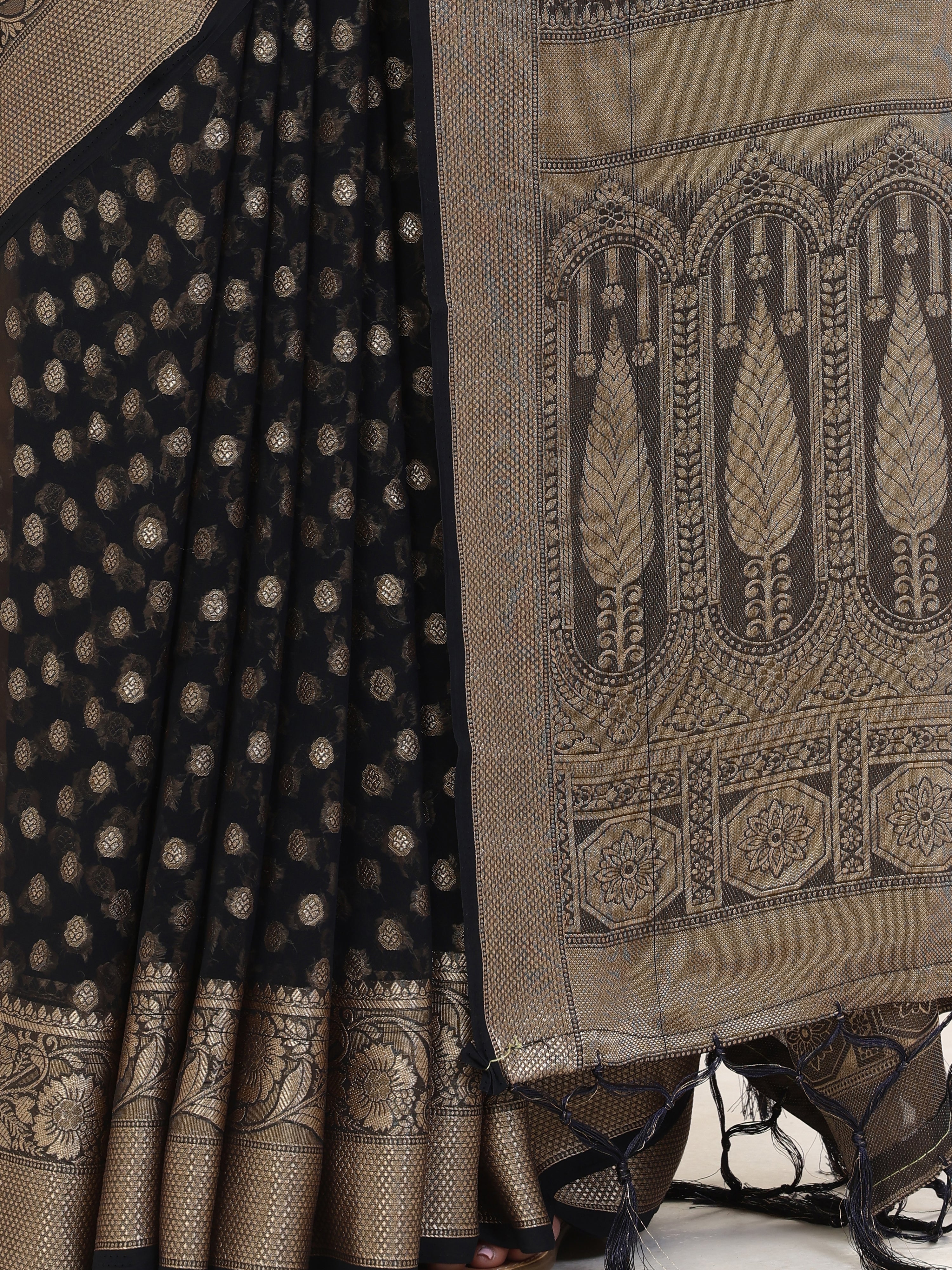 GEORGETTE BANARASI SAREE 205