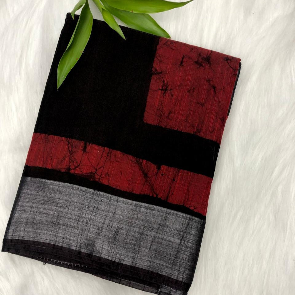CHANDERI SILK SAREE FT 2127