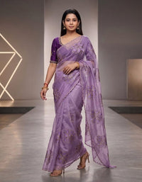 ORGANZA SAREE FT 2822