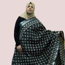 LINEN SAREE BLACK FT 1044