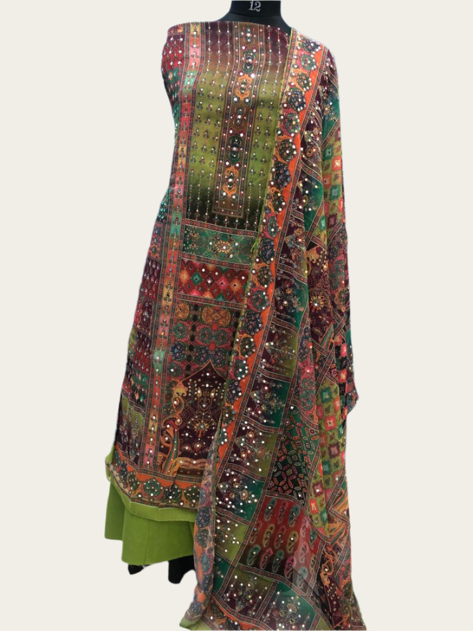 SHIMMER GEORGETTE SALWAR SUIT FT 1205