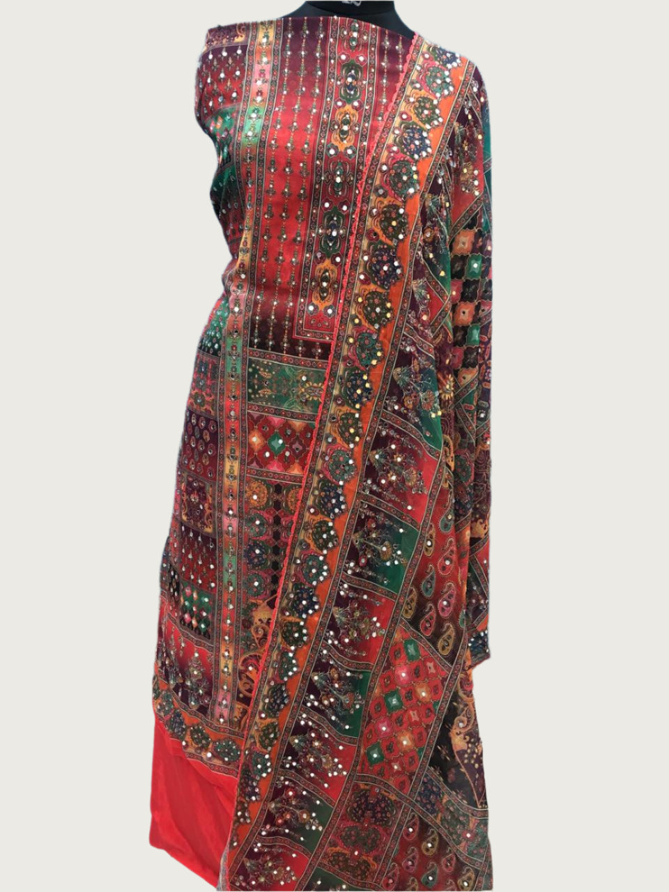 SHIMMER GEORGETTE SALWAR SUIT FT 1205
