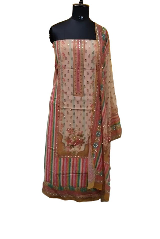 SHIMMER GEORGETTE SALWAR SUIT FT 1059