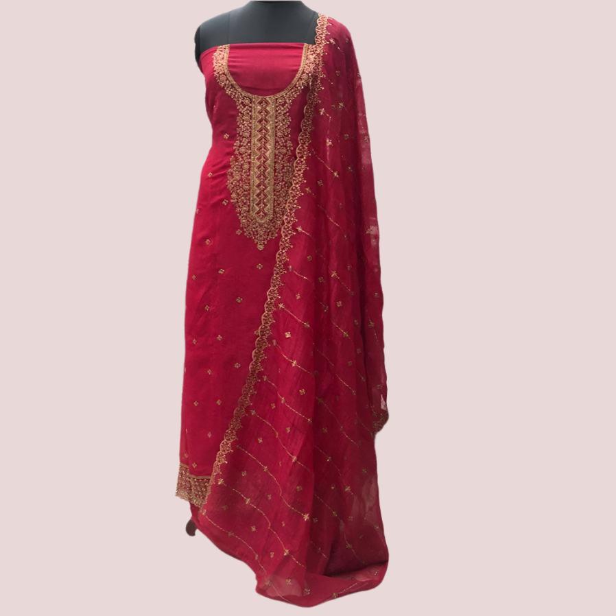 SHIMMER GEORGETTE SALWAR SUIT FT 2032