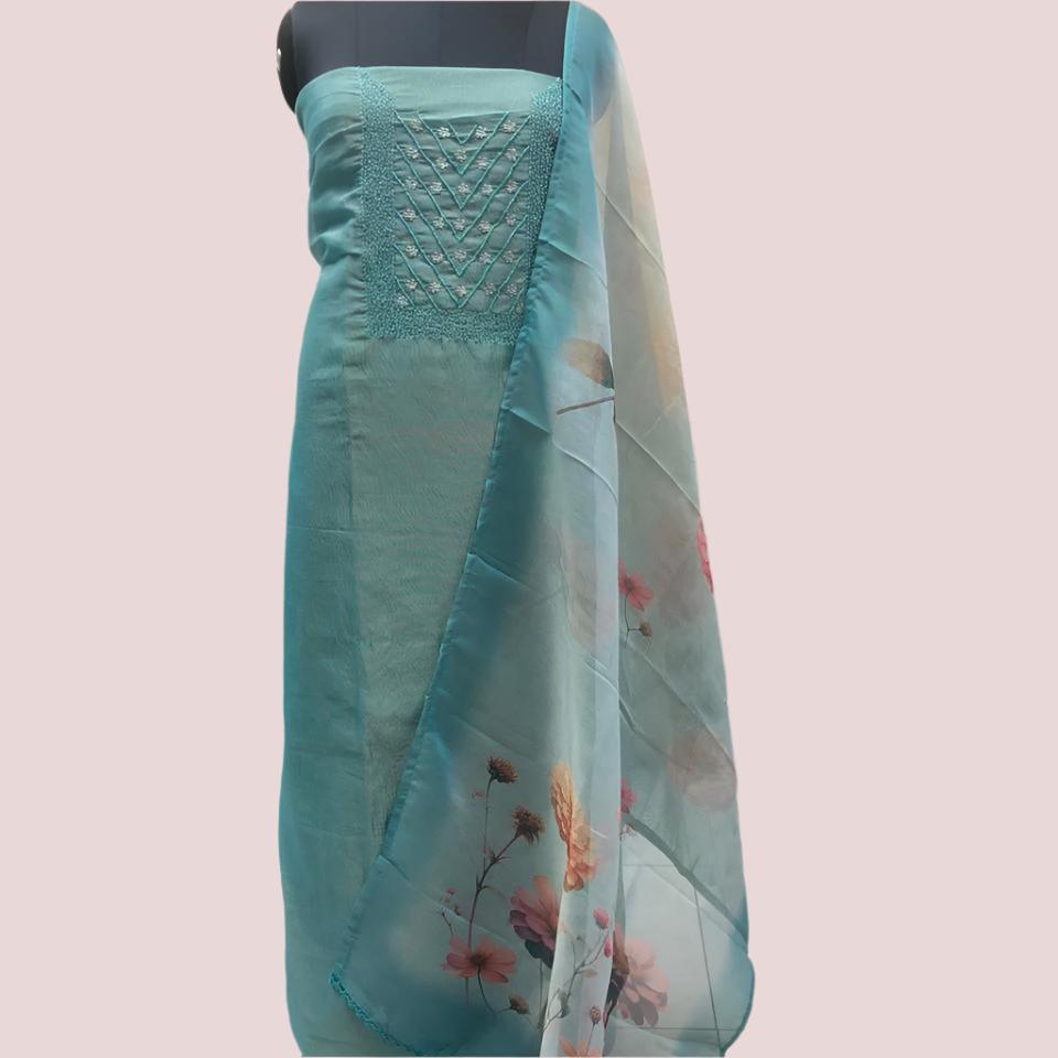 TISSUE SILK SALWAR SUIT FT 2034