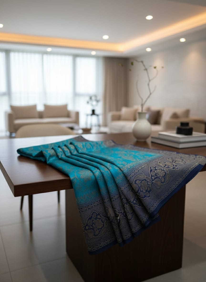 SEMI KATAN SAREE FT 2613