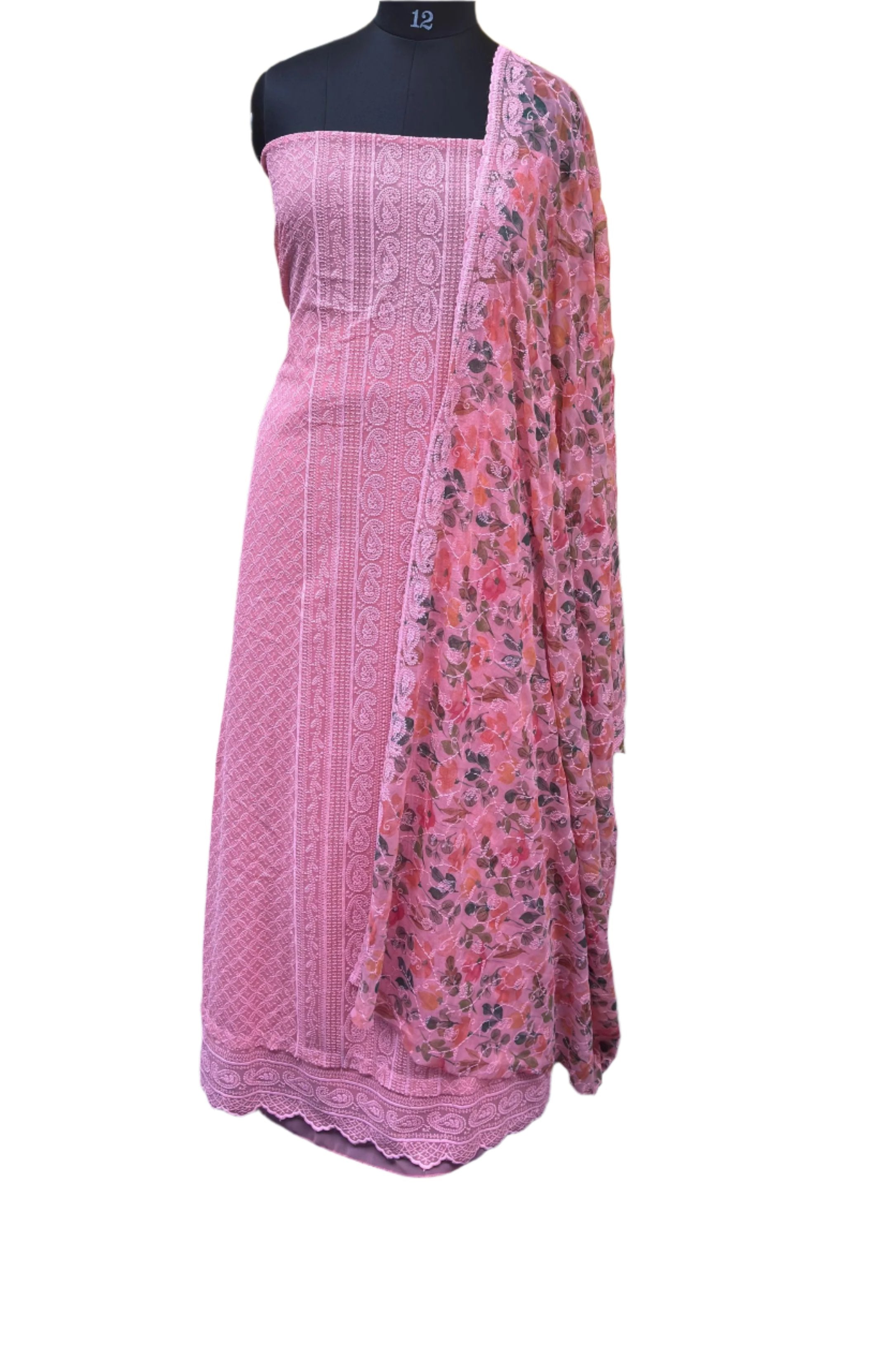 SCHIFFILI GEORGETTE SALWAR SUIT FT 1058