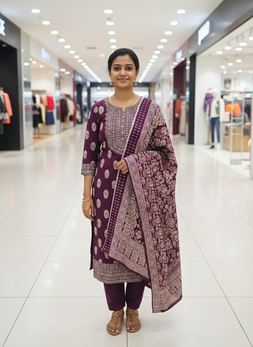 UNSTITCHED SALWAR SUIT FT 2646