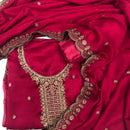GEORGETTE-SATIN SALWAR SUIT FT 2034