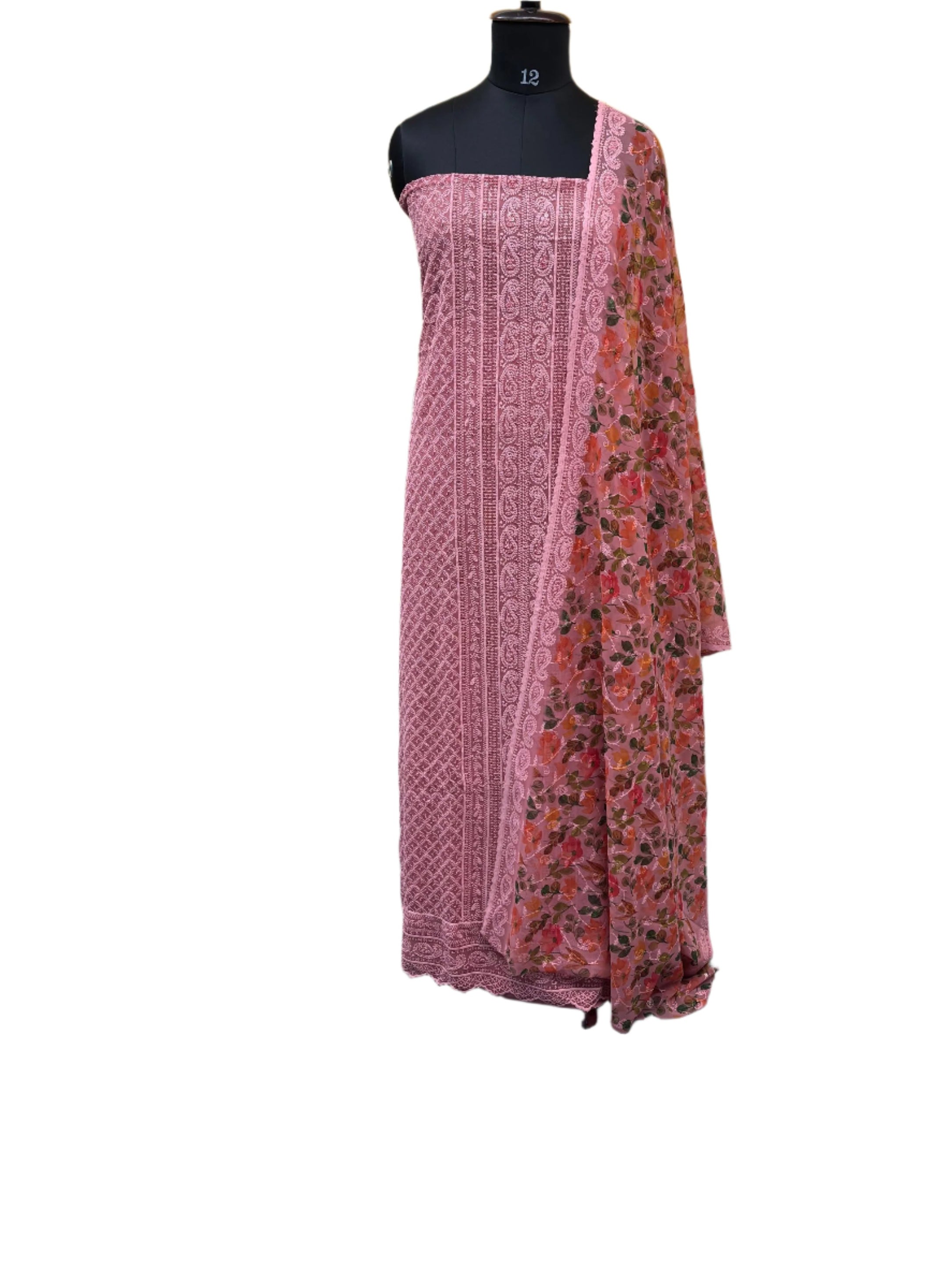 SCHIFFILI GEORGETTE SALWAR SUIT FT 1058