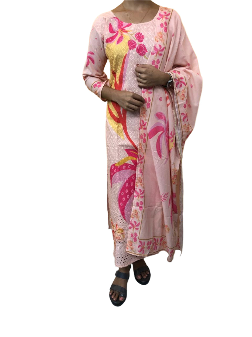 KURTI WITH SHAWL  FT 2093