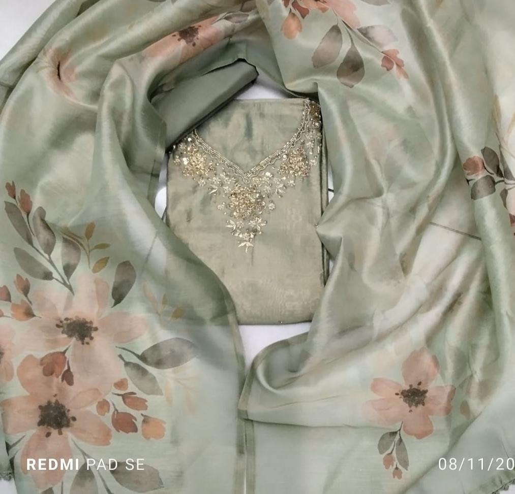 TISSUE SILK SALWAR SUIT FT 1206