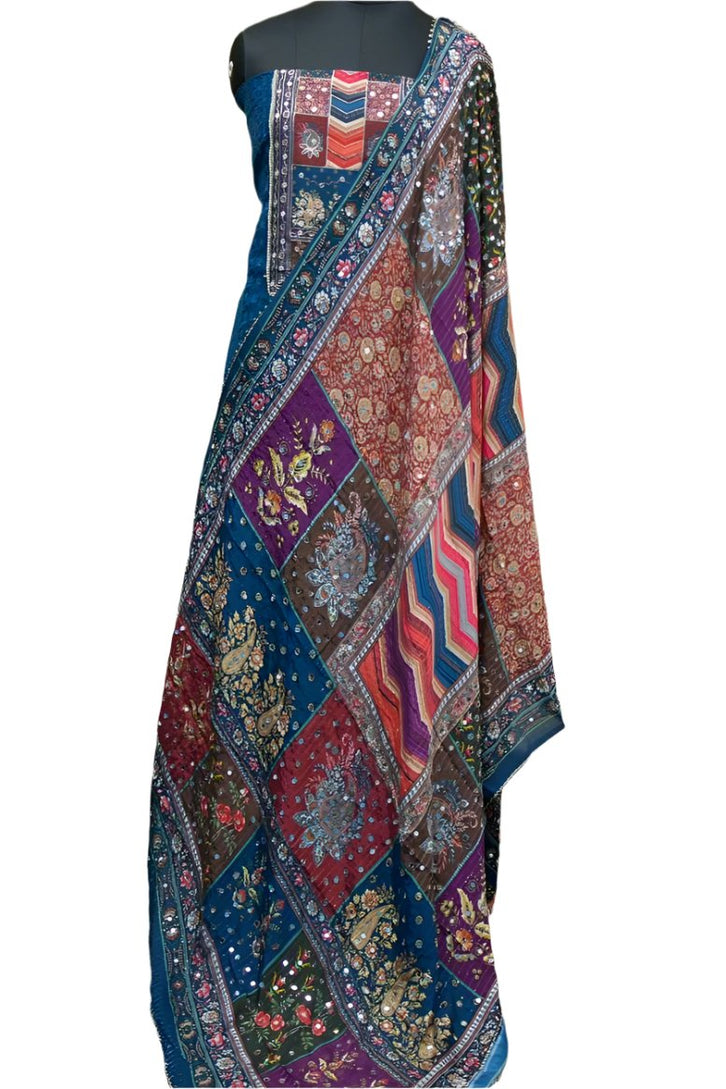 SCIFFILI GEORGETTE SALWAR SUIT FT 1014