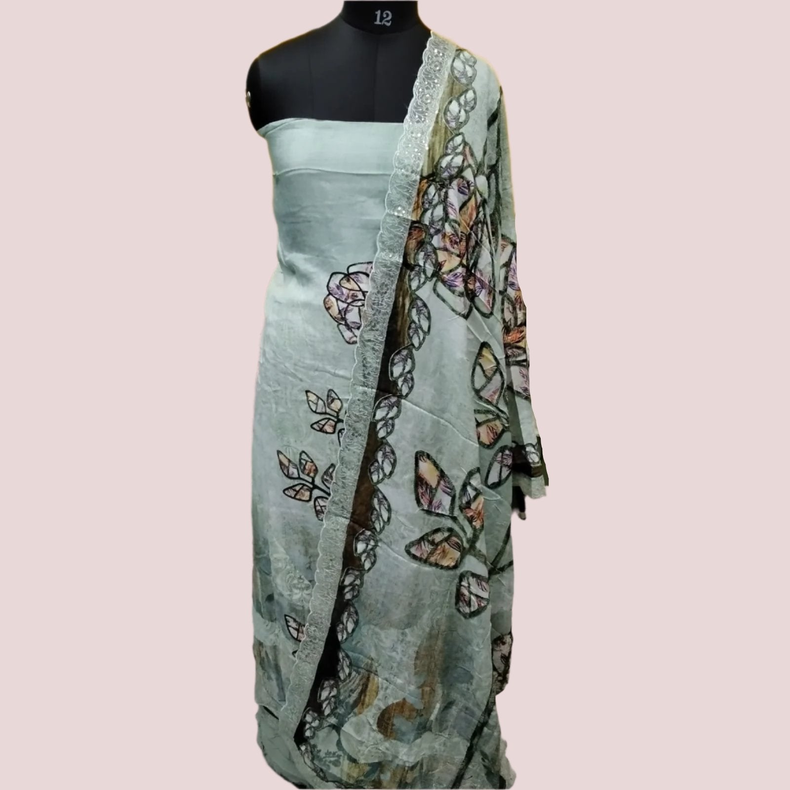 RAYON MUSLIN SALWAR SUIT FT 1092