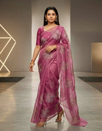 ORGANZA SAREE FT 2822