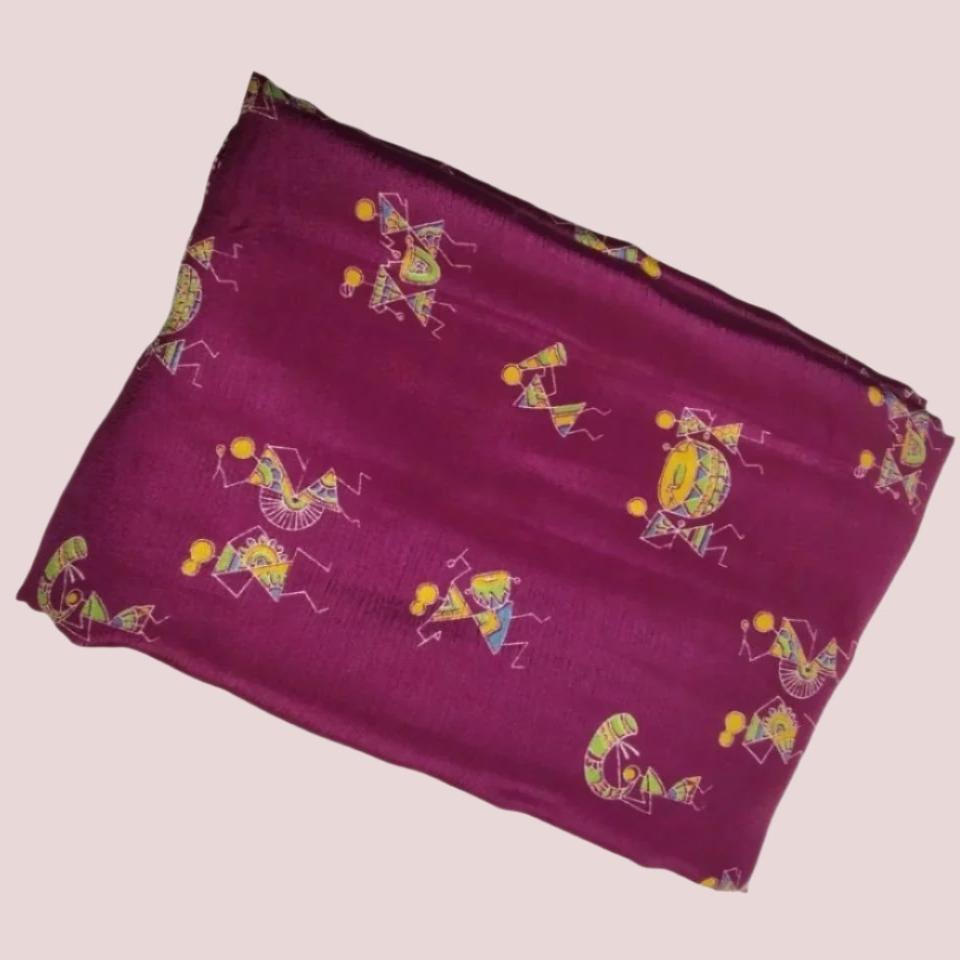 TURKISH CHIFFON SAREE FT 1085