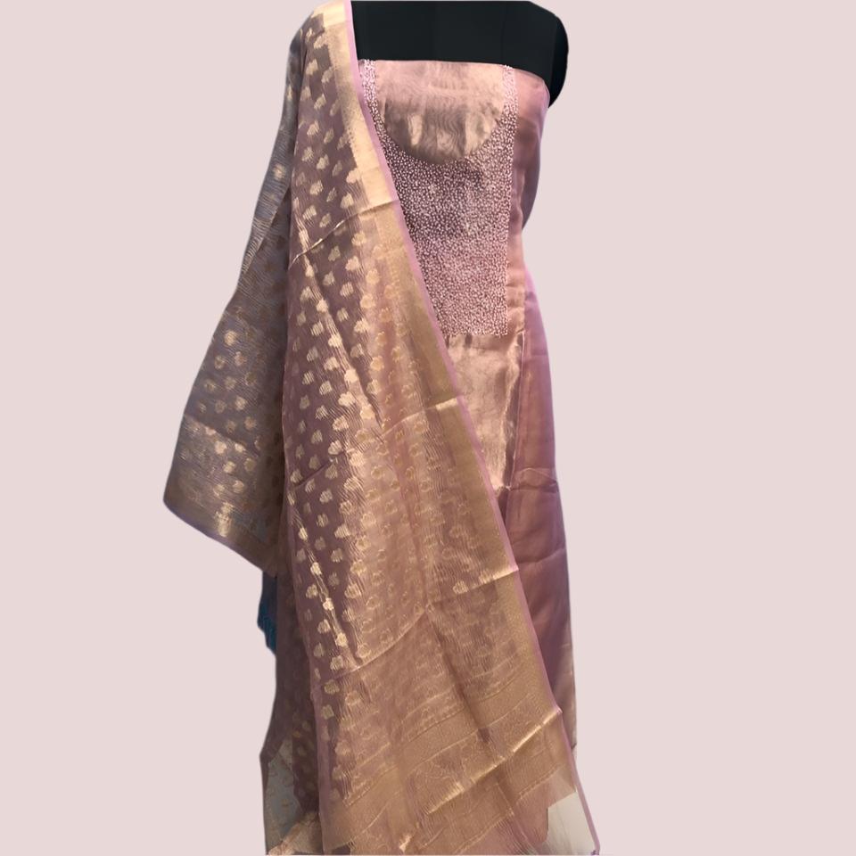 TISSUE SILK SALWAR SUIT FT 2042