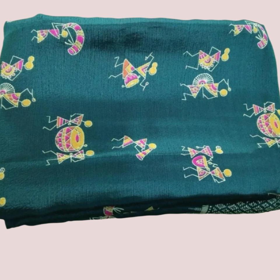 TURKISH CHIFFON SAREE FT 1085