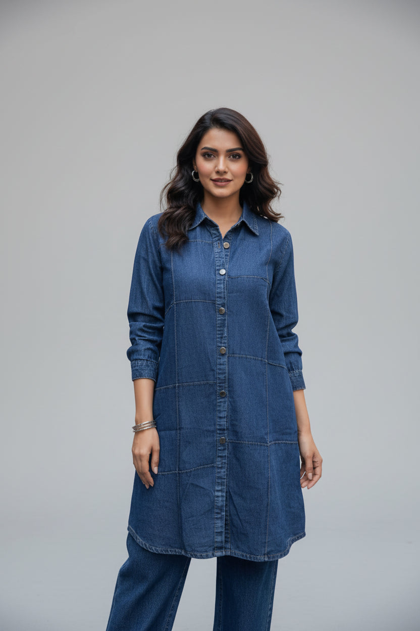 DENIM CO-ORD SET FT 2634