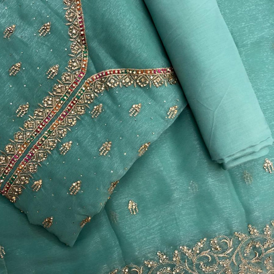 CRUSH SILK SALWAR SUIT FT 2123