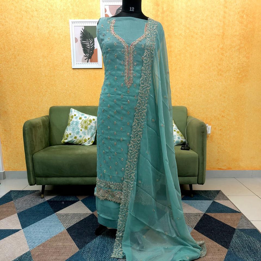 CRUSH SILK SALWAR SUIT FT 2123