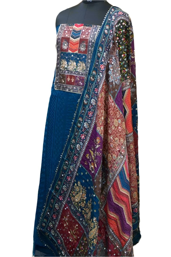 SCIFFILI GEORGETTE SALWAR SUIT FT 1014