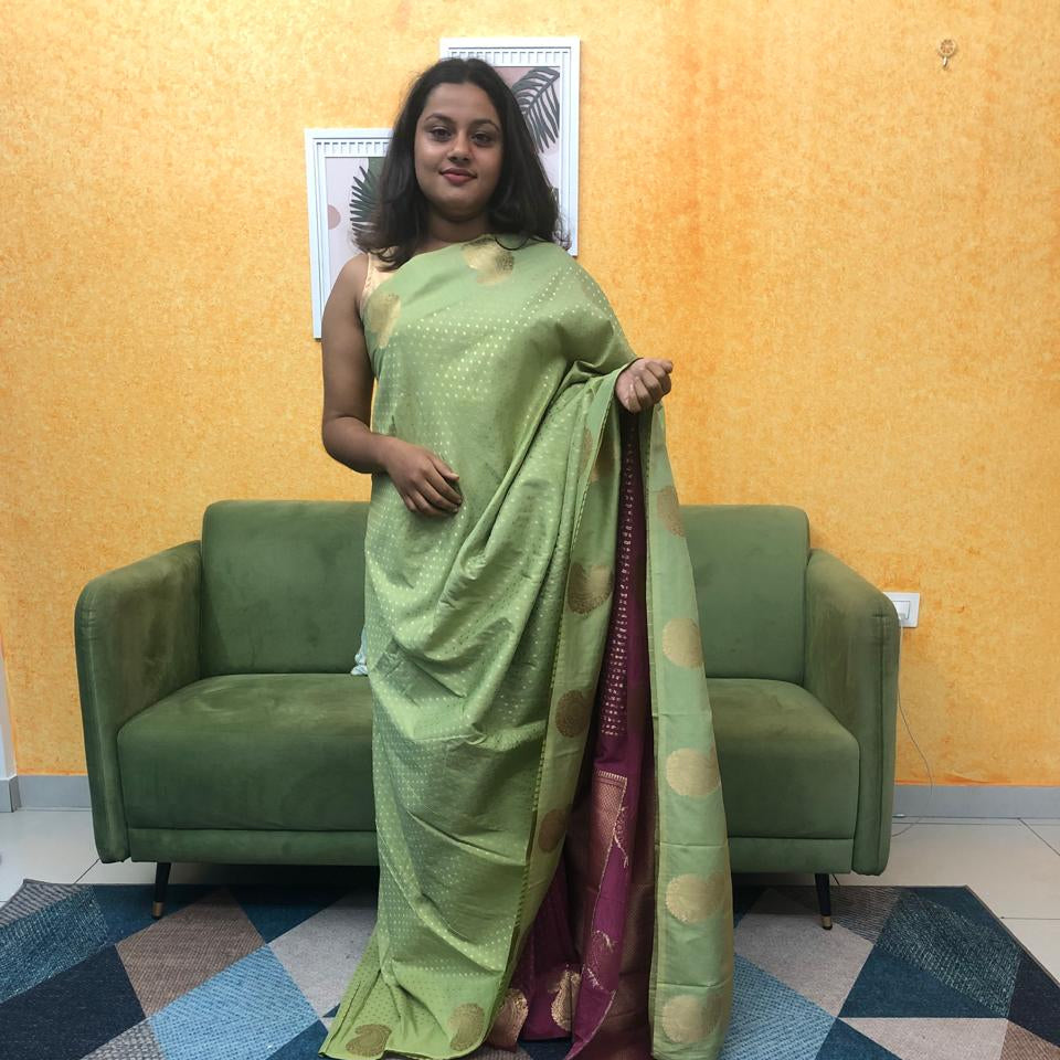 SEMI SILK SAREE FT 2137