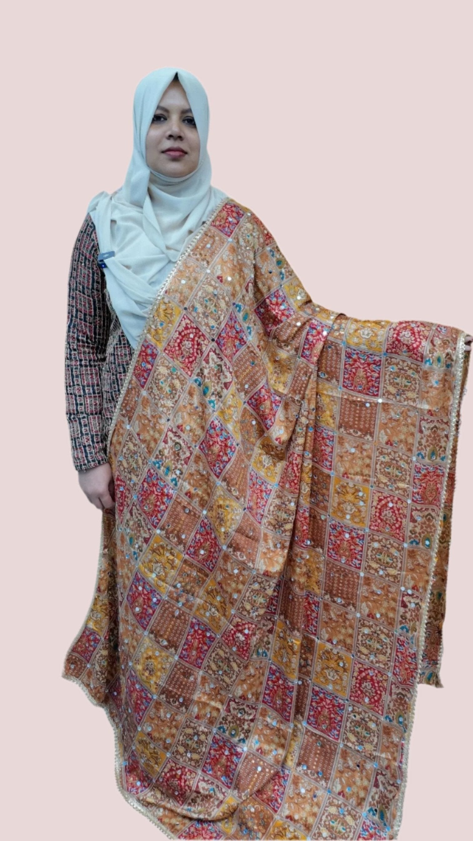 PAKISTANI MIRROR DUPATTA 105