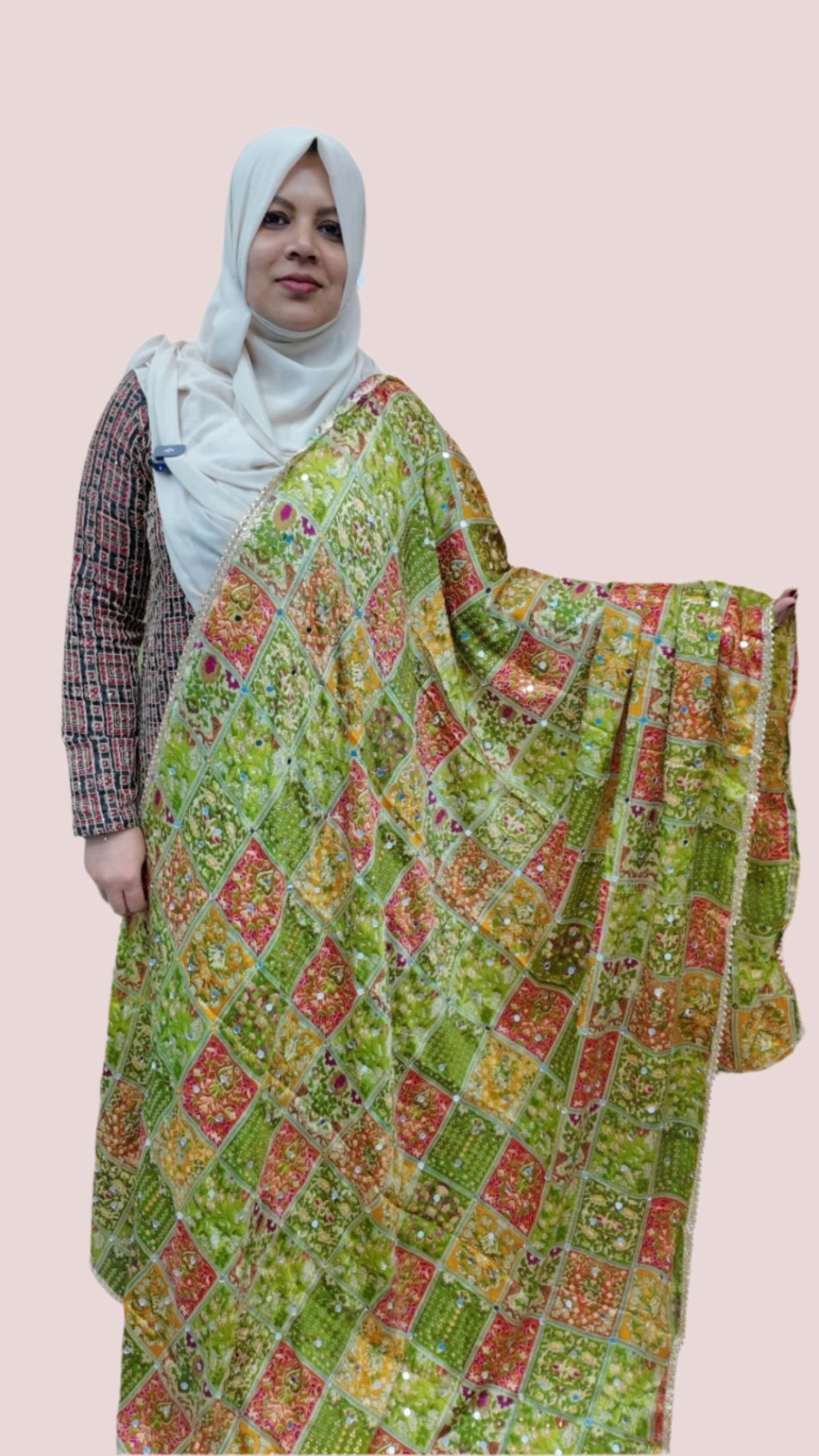 PAKISTANI MIRROR DUPATTA 105