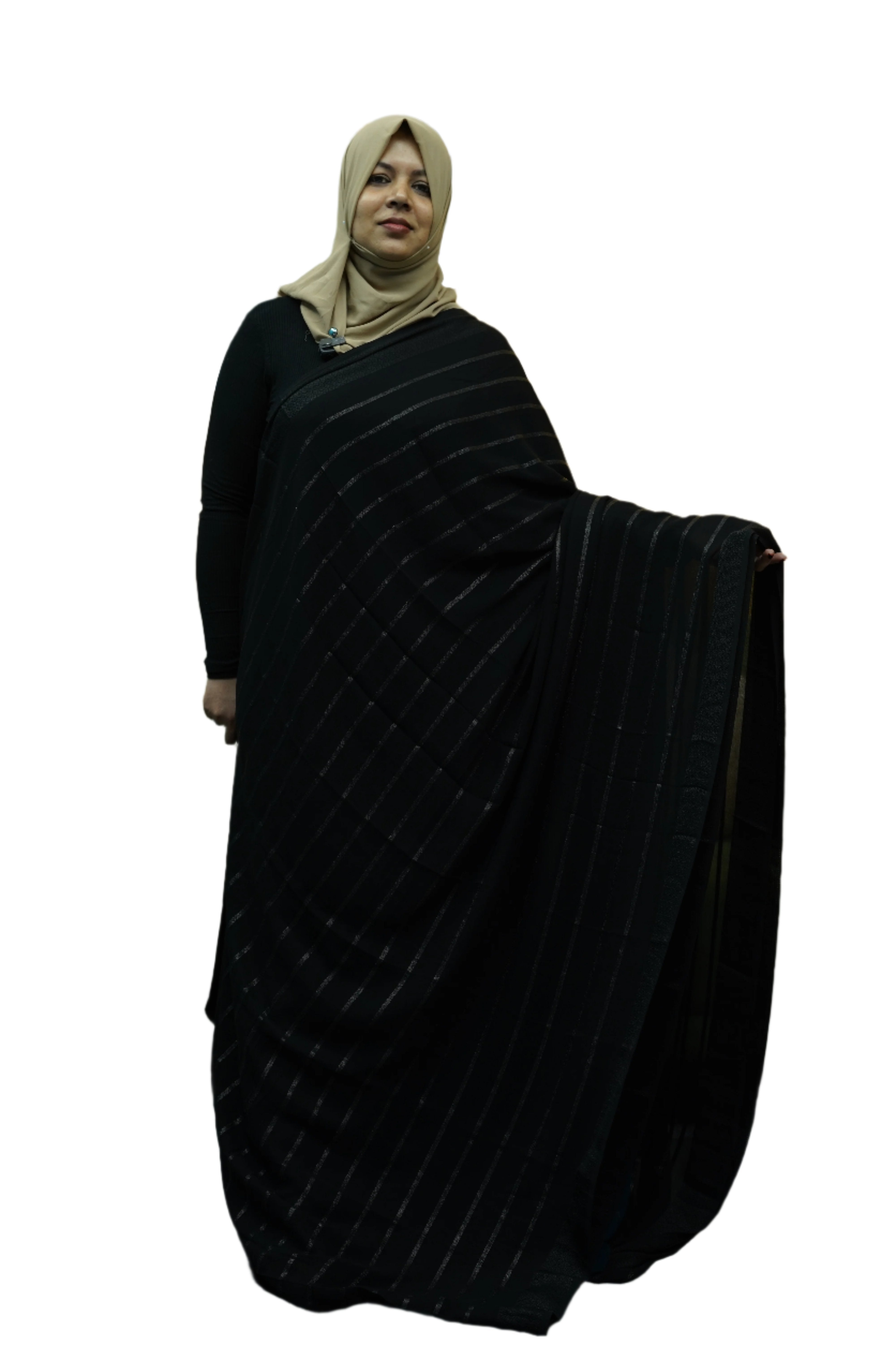 FAUX GEORGETTE SAREE FT 1042