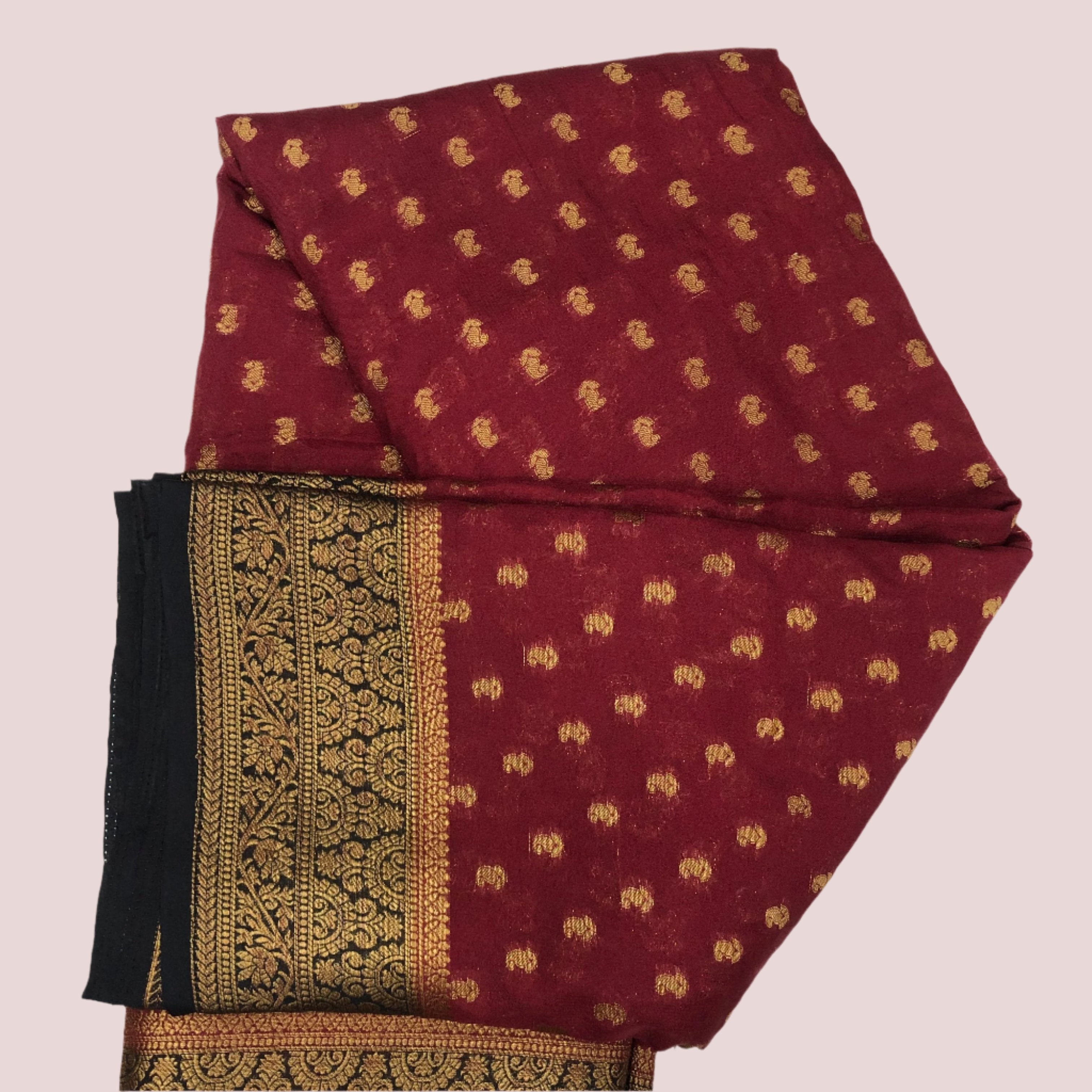 GEORGETTE BANARASI SAREE FT 2002
