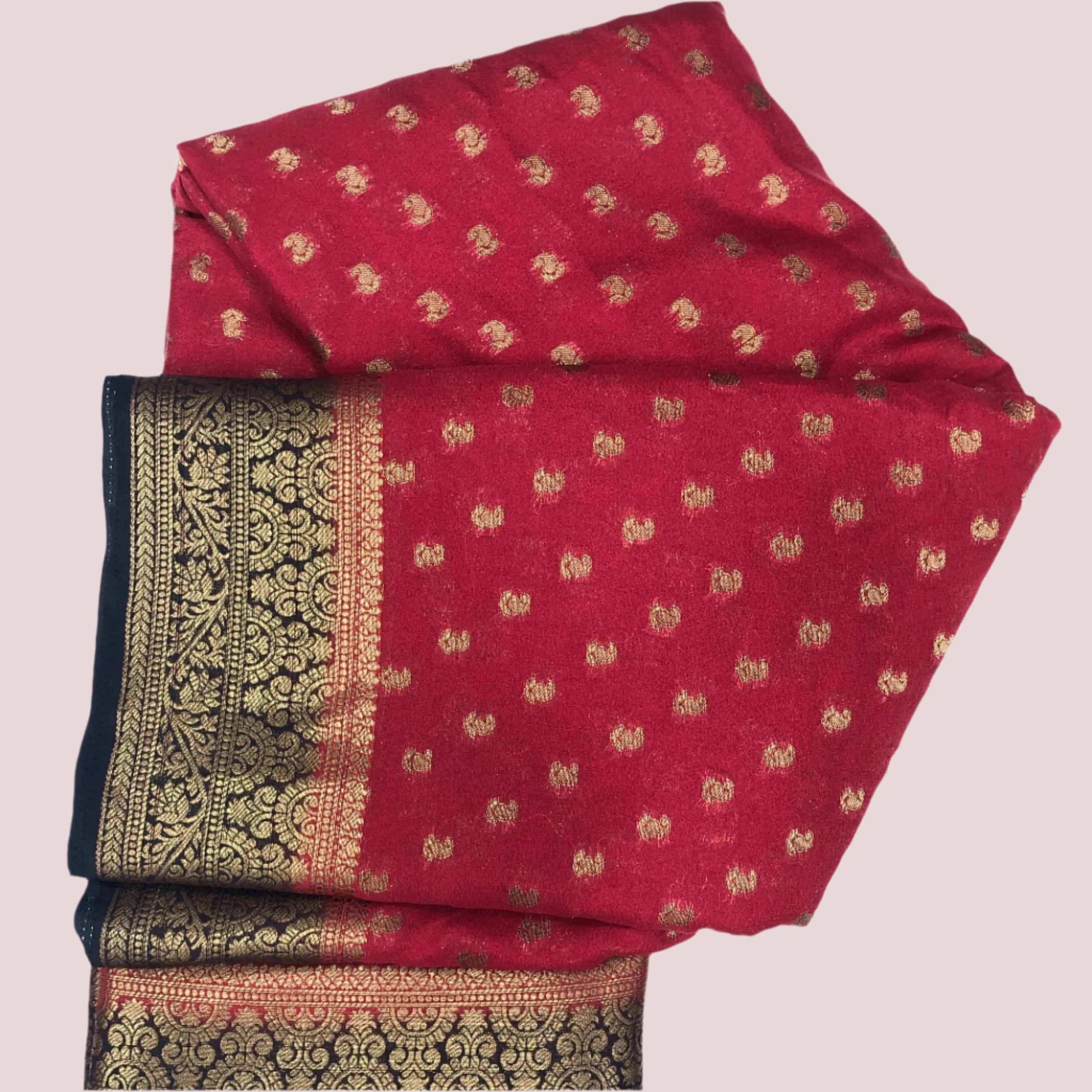 GEORGETTE BANARASI SAREE FT 2002