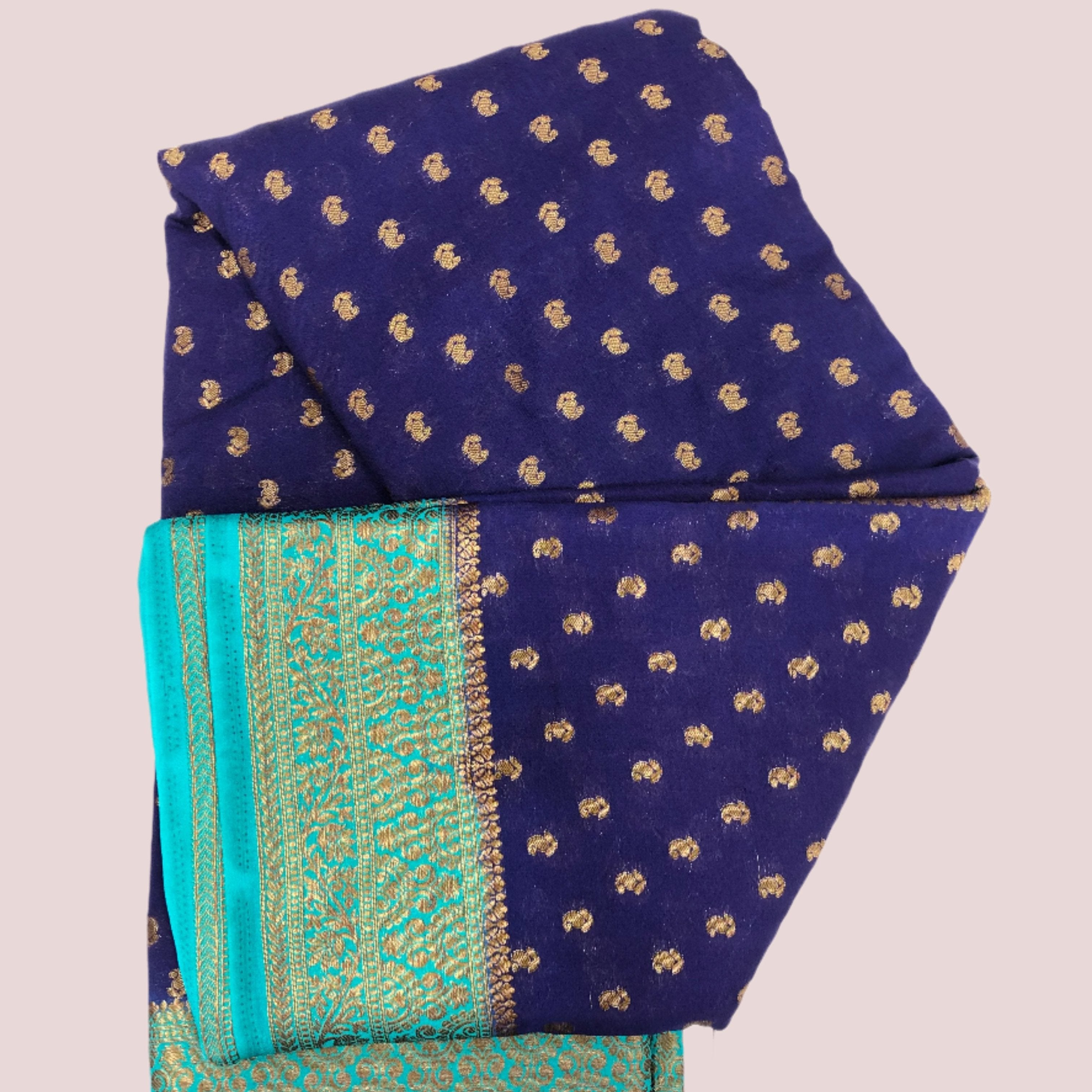 GEORGETTE BANARASI SAREE FT 2002