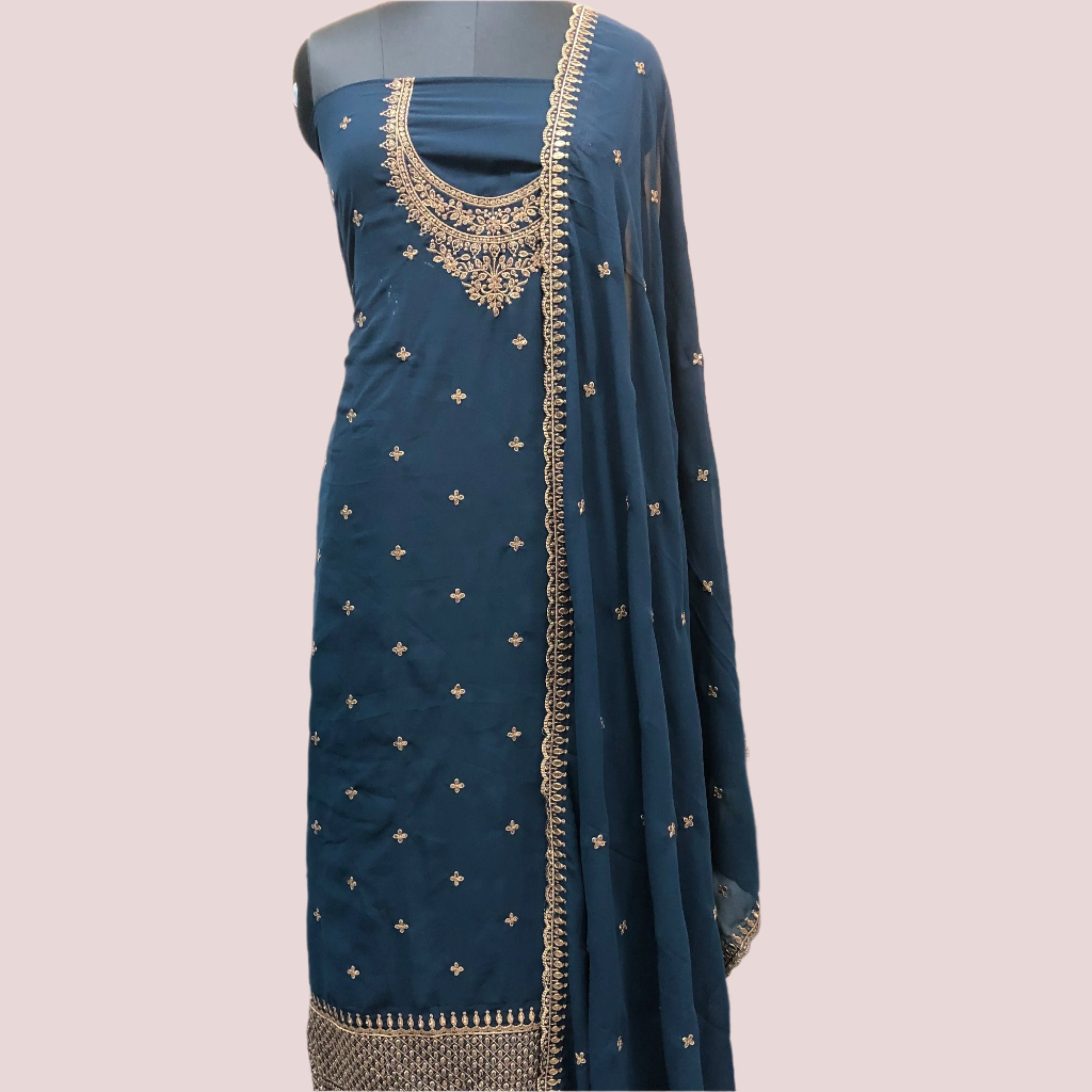 GEORGETTE SALWAR SET FT 2007