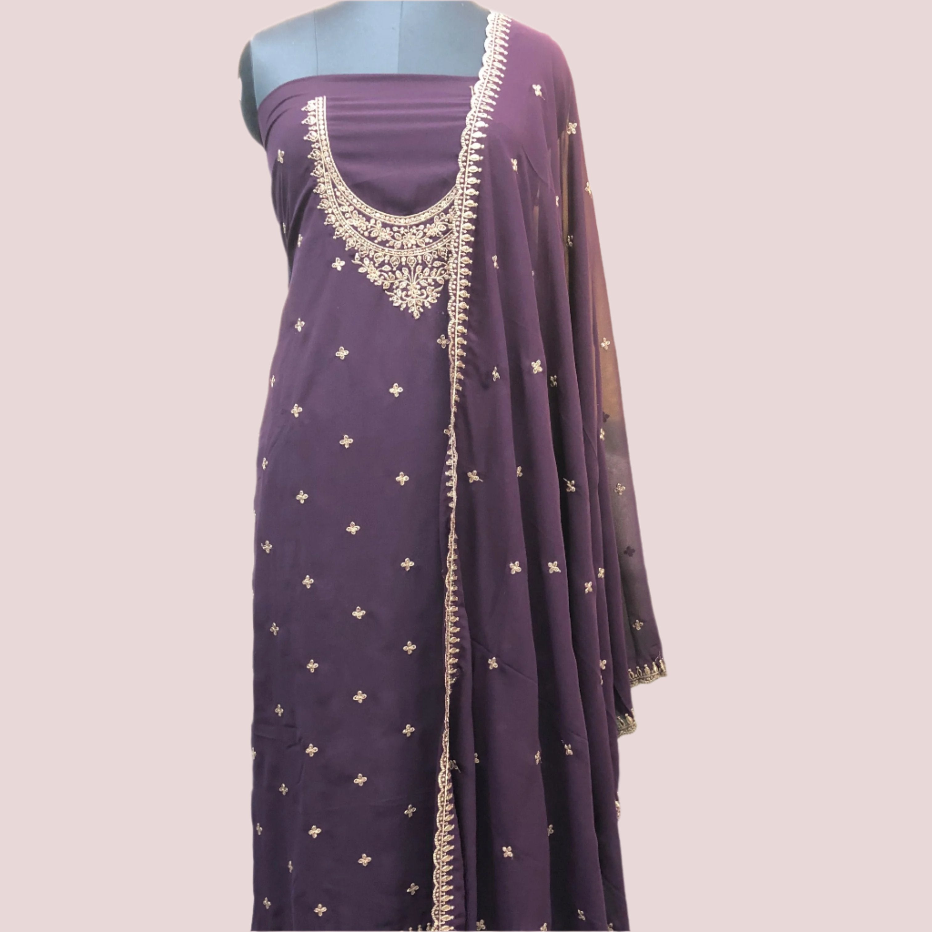 GEORGETTE SALWAR SET FT 2007