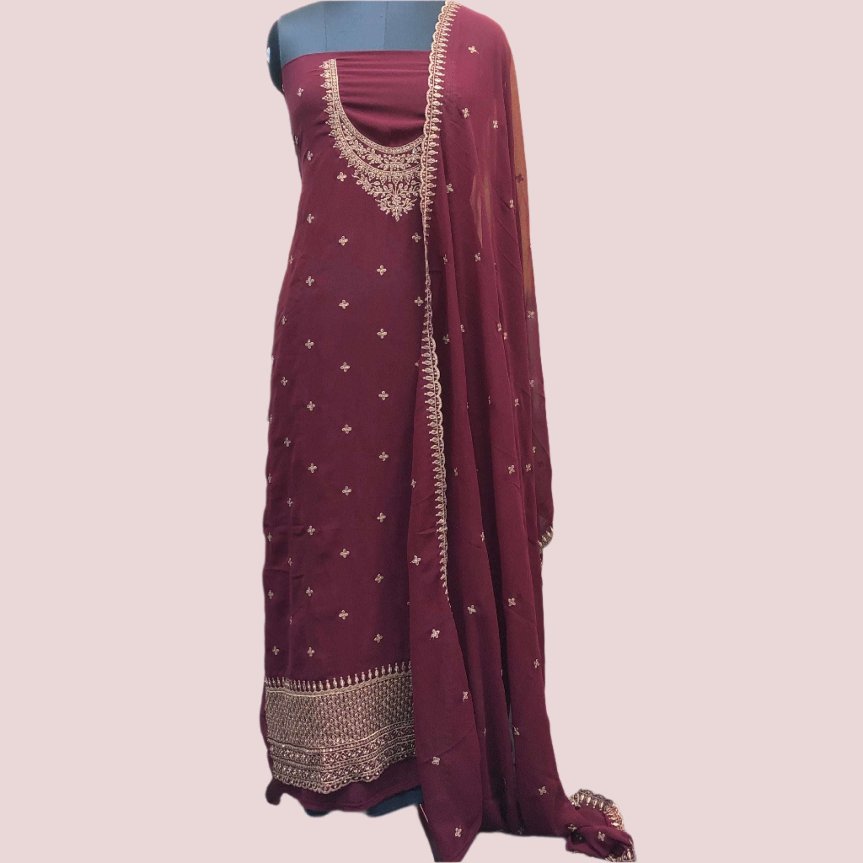 GEORGETTE SALWAR SET FT 2007