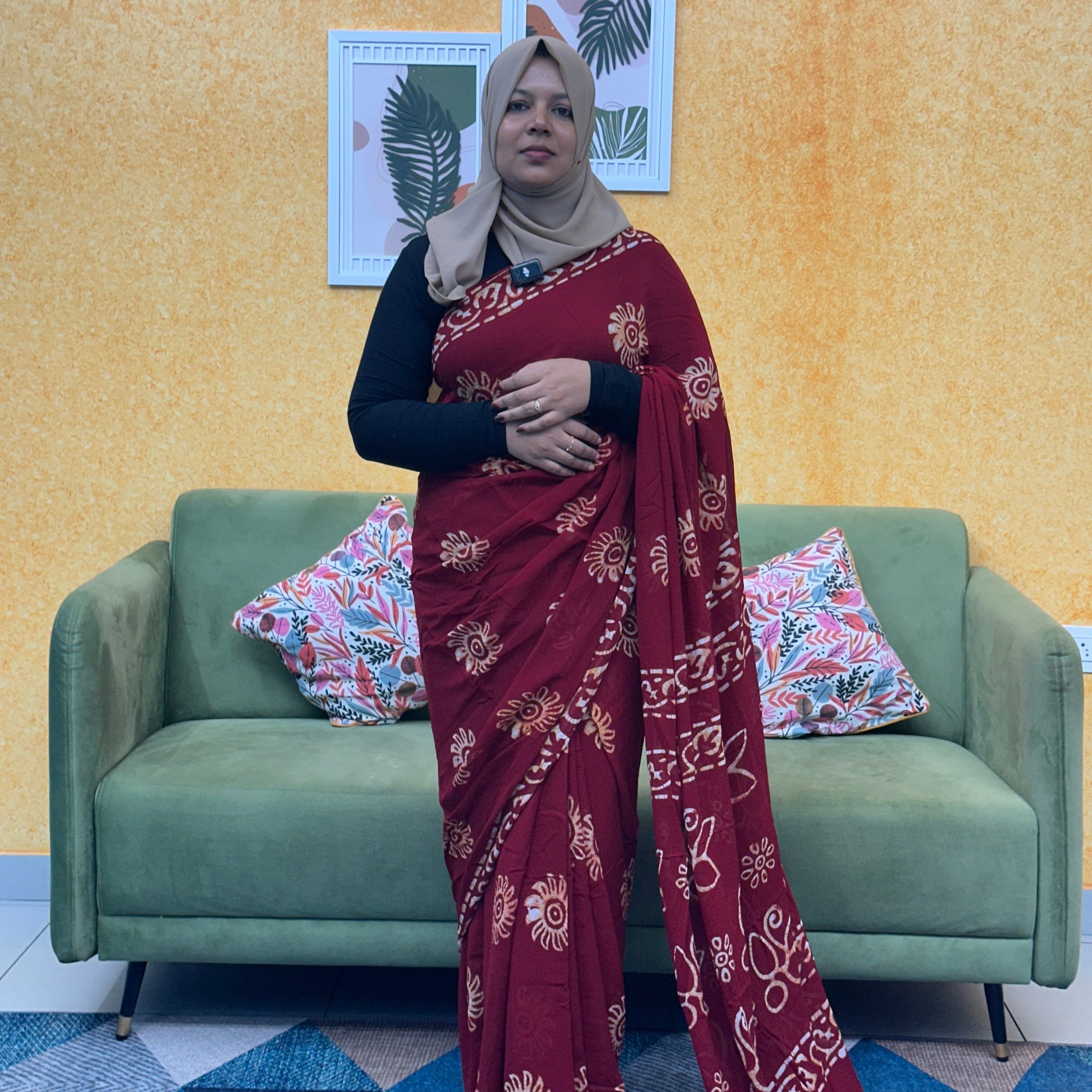 GEORGETTE SAREE FT 2059