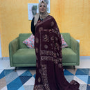 GEORGETTE SAREE FT 2059