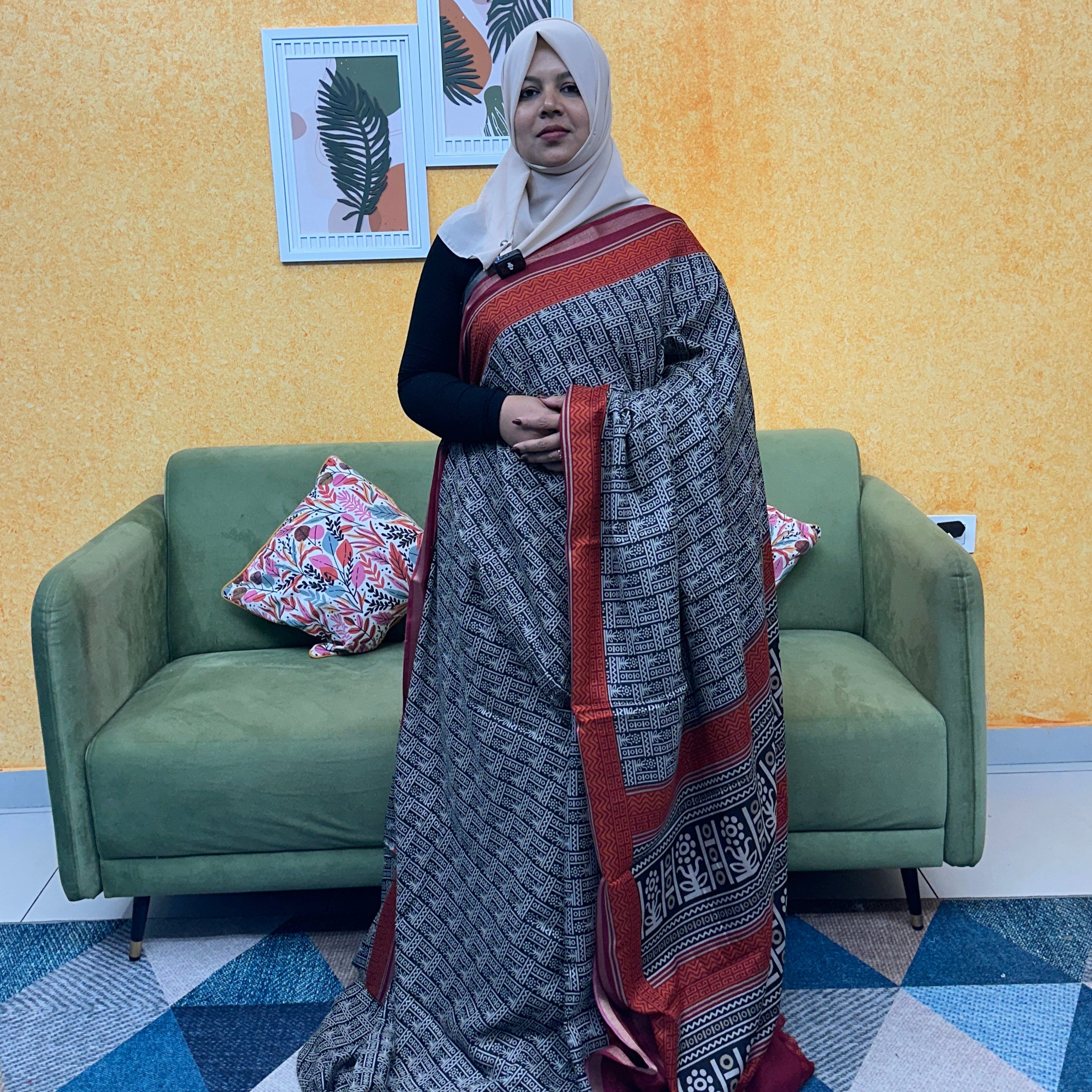 SYNTHETIC SAREE FT 2091