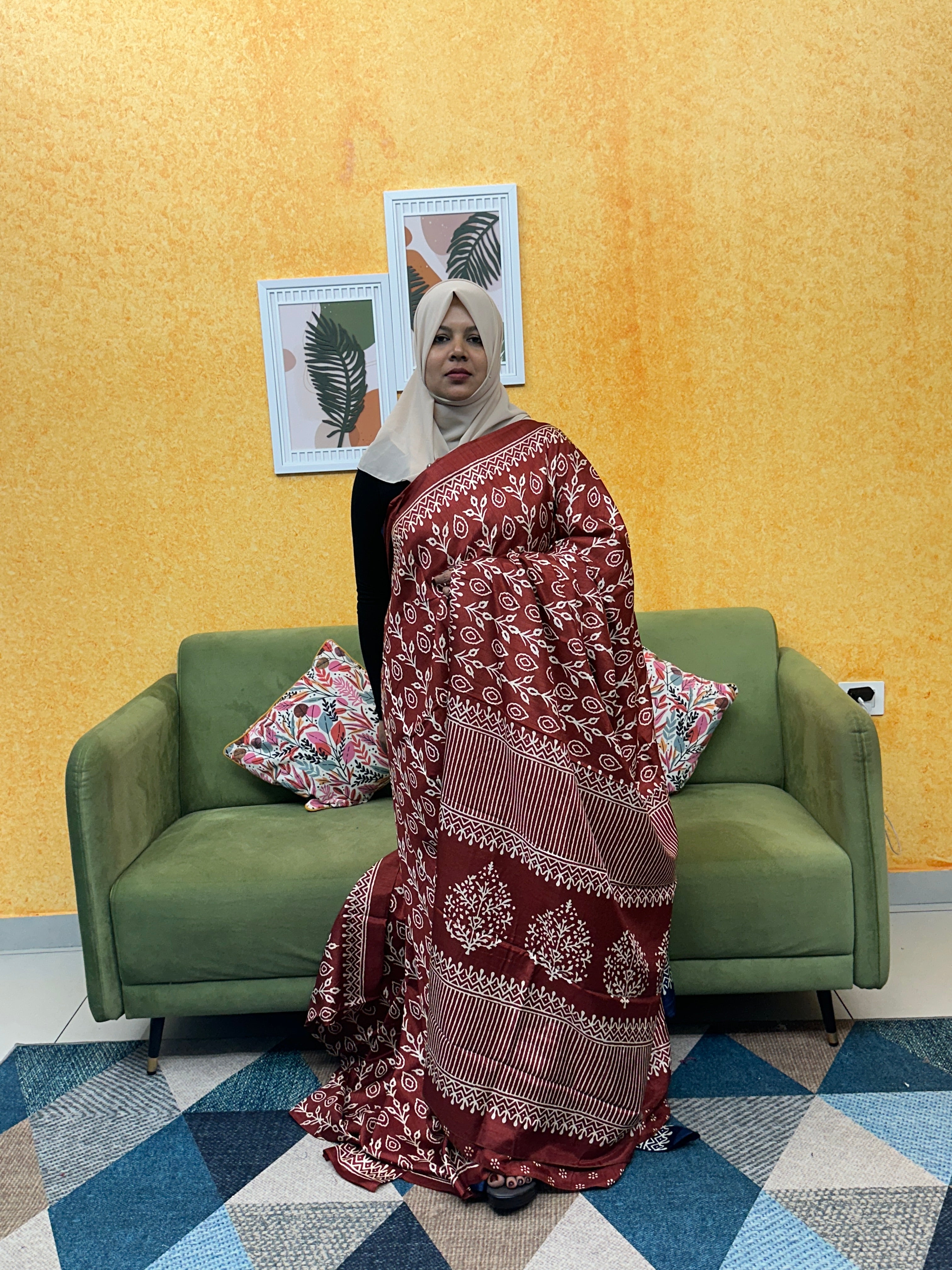 SYNTHETIC SAREE FT 2085