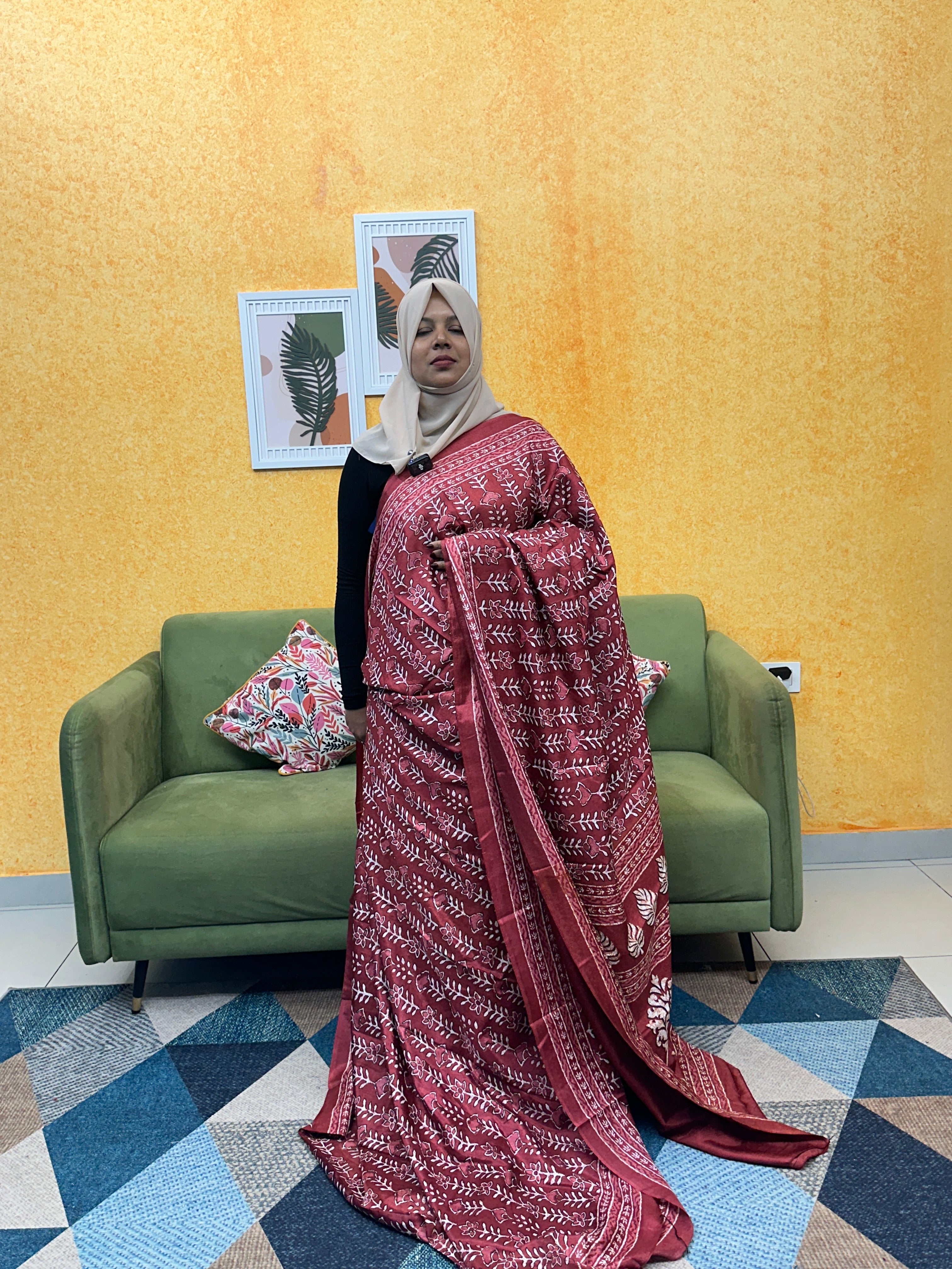 SYNTHETIC SAREE FT 2085